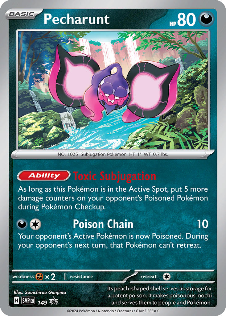 Pecharunt 149/SVP Promo Scarlet & Violet Promos Pokémon card