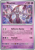 Mewtwo 150/165 Rare 151 Pokémon card