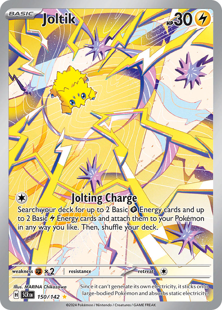 Joltik 150/142 Illustration Rare Stellar Crown Pokémon card