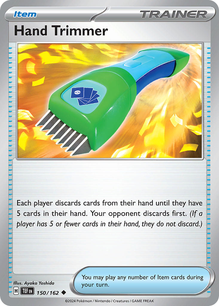 Hand Trimmer 150/162 Uncommon Temporal Forces Pokémon card