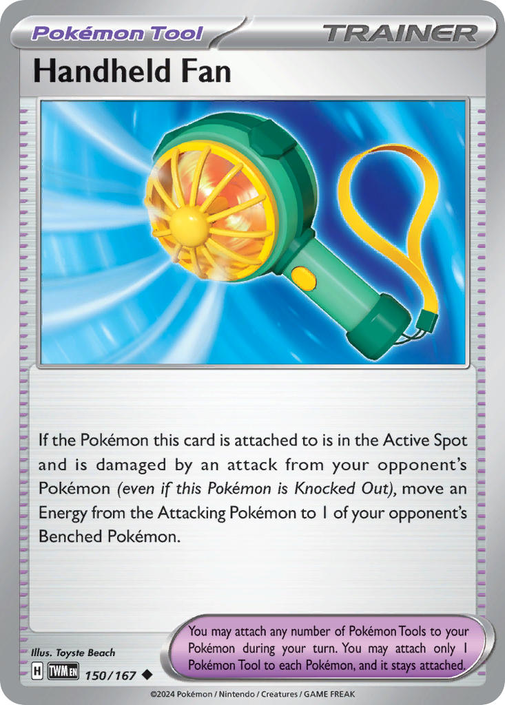 Handheld Circulator 150/167 Uncommon Twilight Masquerade Pokémon card