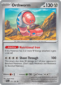 Orthworm 151/193 Rare Paldea Evolved Pokémon card