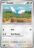 Swablu 152/182 Common Paradox Rift Pokémon card