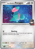 Team Rocket's Porygon 153/182 Common Destined Rivals Pokémon card