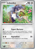 Indeedee 153/198 Rare Scarlet & Violet Pokémon card