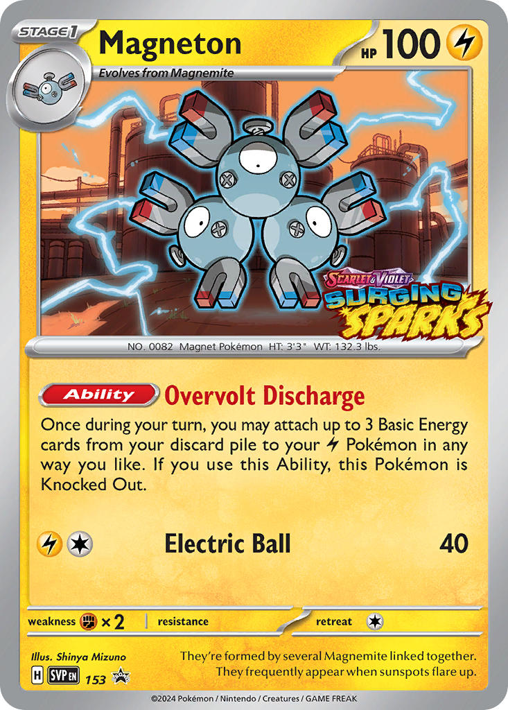 Magneton 153/SVP Promo Scarlet & Violet Promos Pokémon card
