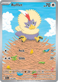 Rufflet 154/086 Illustration Rare Black Bolt Pokémon card