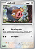 Lechonk 154/198 Common Scarlet & Violet Pokémon card