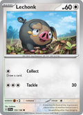 Lechonk 155/198 Common Scarlet & Violet Pokémon card