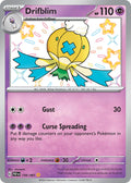Drifblim 156/091 Shiny Rare Paldean Fates Pokémon card