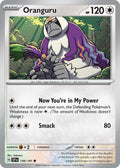 Oranguru 156/191 Rare Surging Sparks Pokémon card