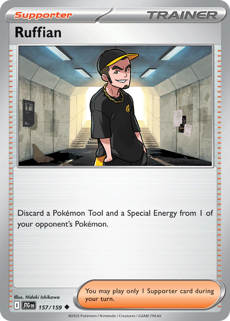 Ruffian 157/159 Common Journey Together Pokémon card