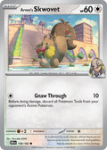 Arven's Skwovet 158/182 Common Destined Rivals Pokémon card