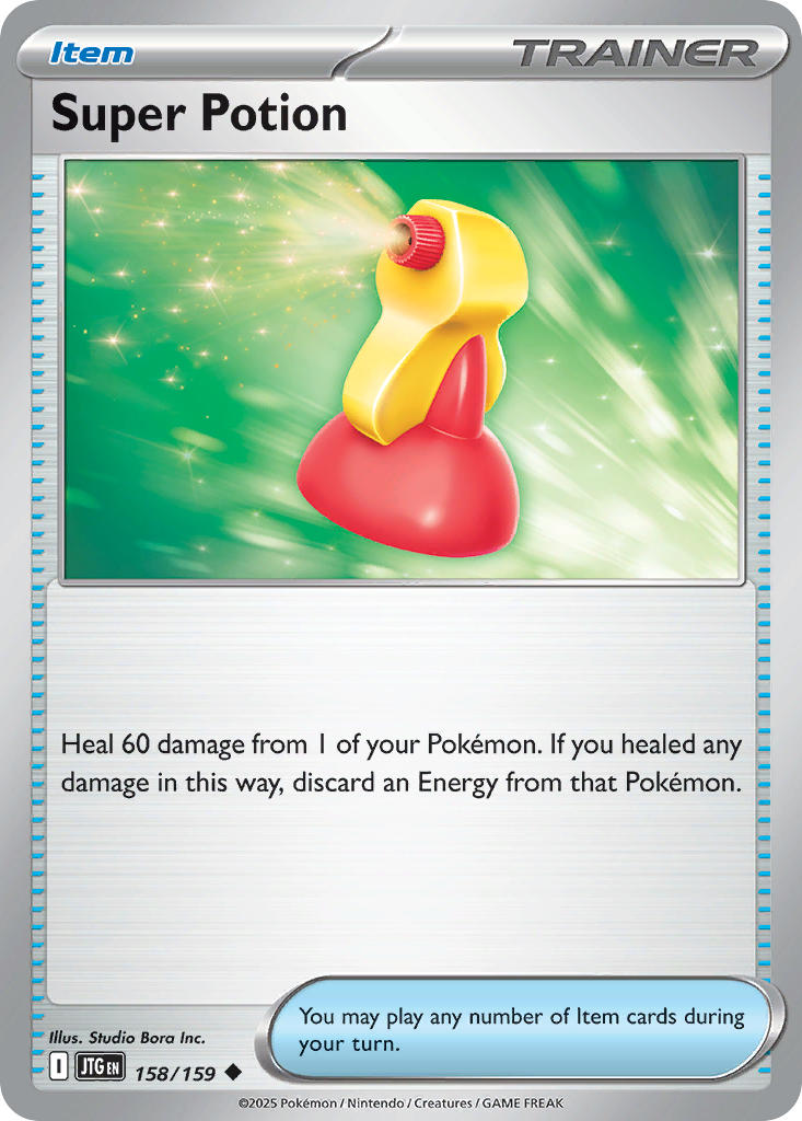 Super Potion 158/159 Common Journey Together Pokémon card