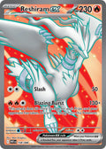Reshiram EX 158/086 Ultra Rare White Flare Pokémon card