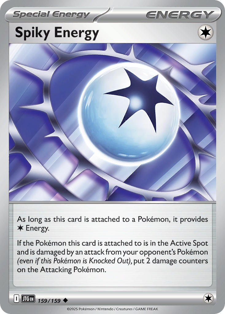 Spiky Energy 159/159 Common Journey Together Pokémon card