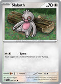 Slakoth 160/193 Common Paldea Evolved Pokémon card