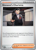 Giovanni's Charisma 161/165 Uncommon 151 Pokémon card
