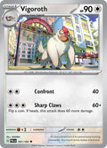 Vigoroth 161/193 Common Paldea Evolved Pokémon card