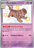 Dachsbun 161/091 Shiny Rare Paldean Fates Pokémon card