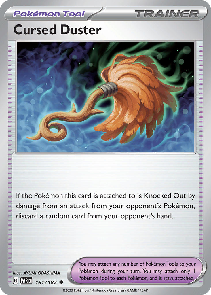 Cursed Duster 161/182 Uncommon Paradox Rift Pokémon card
