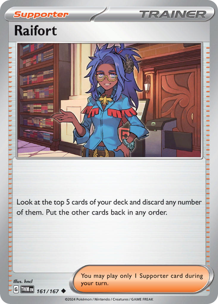Raifort 161/167 Uncommon Twilight Masquerade Pokémon card