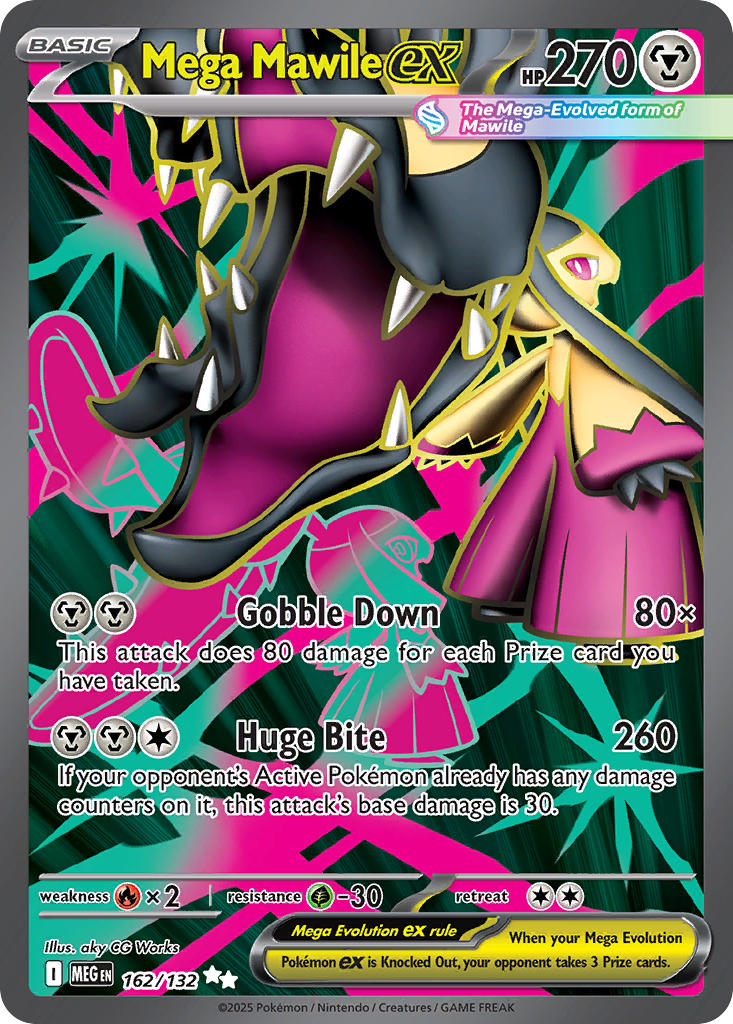 Mega Mawile EX 162/132 Ultra Rare Mega Evolution Pokémon card