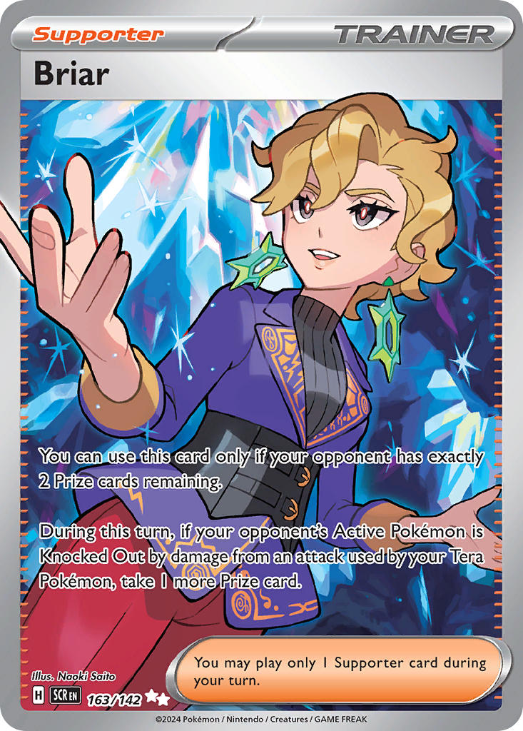 Briar 163/142 Ultra Rare Stellar Crown Pokémon card