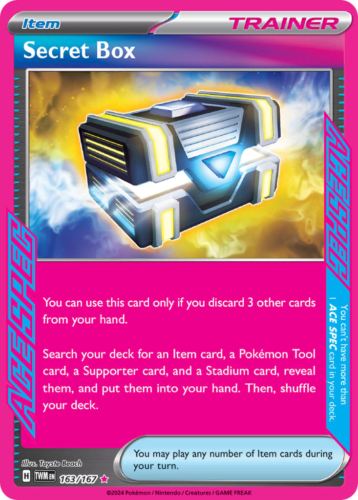 Secret Box 163/167 Ace Spec Rare Twilight Masquerade Pokémon card