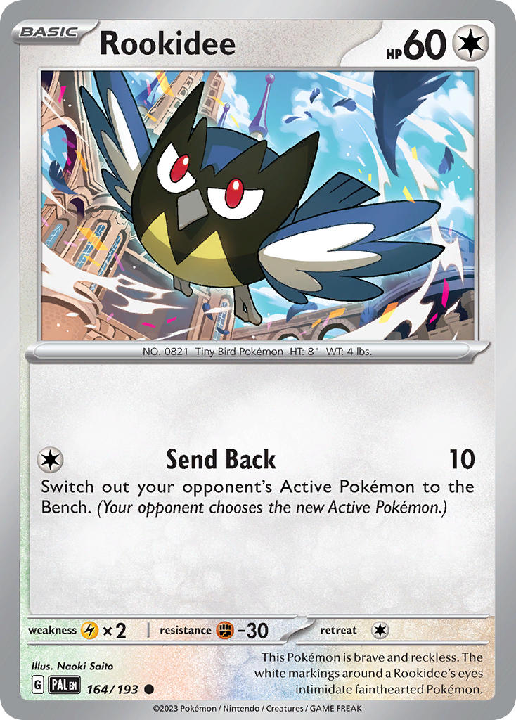 Rookidee 164/193 Common Paldea Evolved Pokémon card
