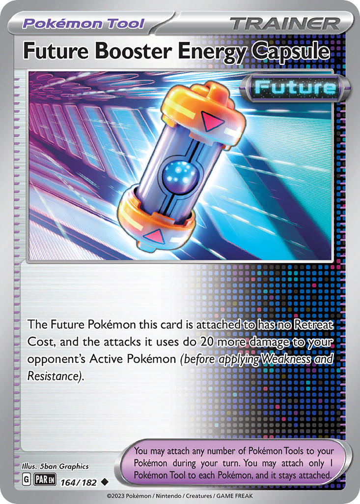 Future Booster Energy Capsule 164/182 Uncommon Paradox Rift Pokémon card