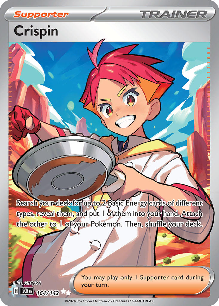 Crispin 164/142 Ultra Rare Stellar Crown Pokémon card