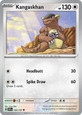 Kangaskhan 165/197 Uncommon Obsidian Flames Pokémon card