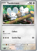 Tandemaus 166/193 Common Paldea Evolved Pokémon card