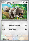 Zigzagoon 167/197 Common Obsidian Flames Pokémon card