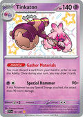 Tinkaton 167/091 Shiny Rare Paldean Fates Pokémon card