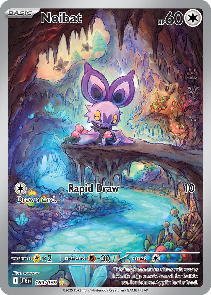 Noibat 169/159 Illustration Rare Journey Together Pokémon card