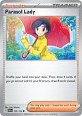 Parasol Lady 169/182 Common Paradox Rift Pokémon card