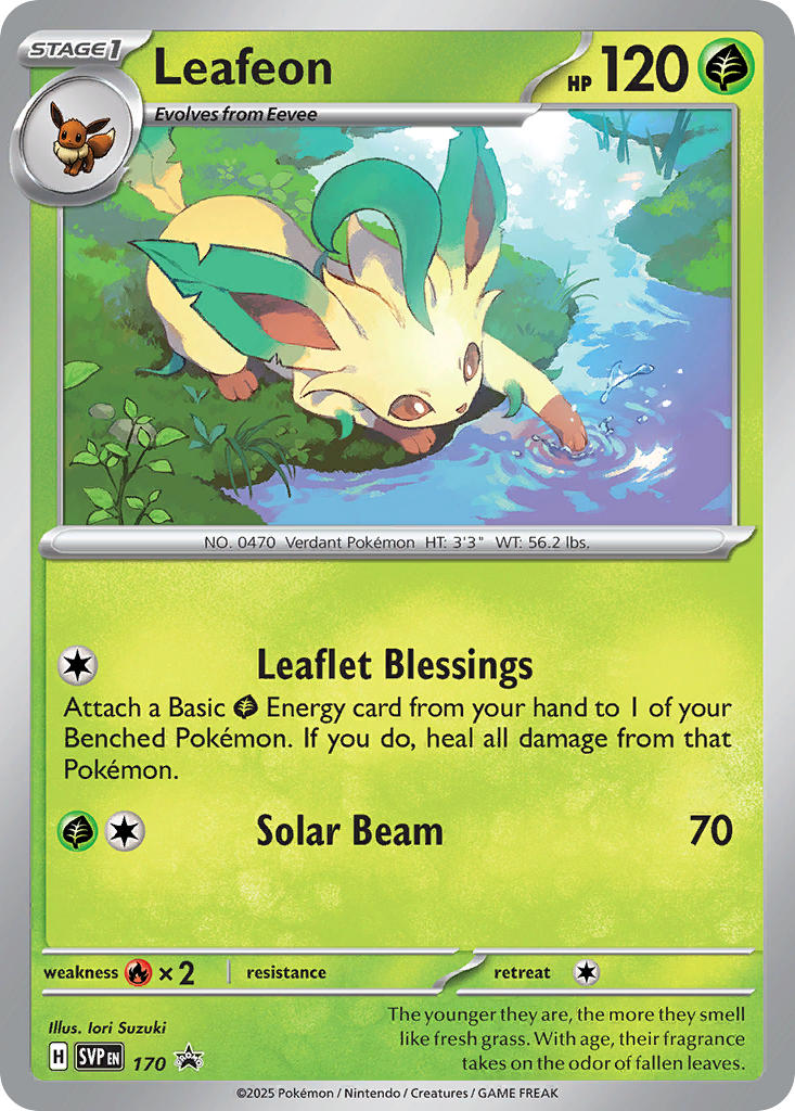 Leafeon 170/SVP Promo Scarlet & Violet Promos Pokémon card