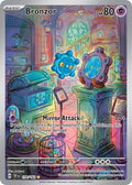 Bronzor 170/162 Illustration Rare Temporal Forces Pokémon card