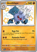 Annihilape 171/091 Shiny Rare Paldean Fates Pokémon card