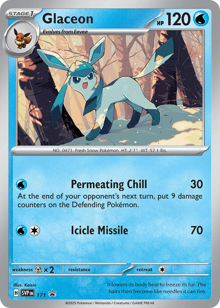 Glaceon 171/SVP Promo Scarlet & Violet Promos Pokémon card