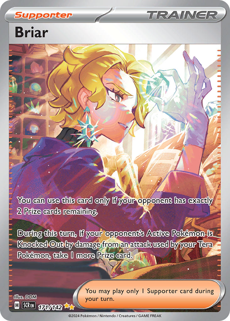 Briar 171/142 Special Illustration Rare Stellar Crown Pokémon card