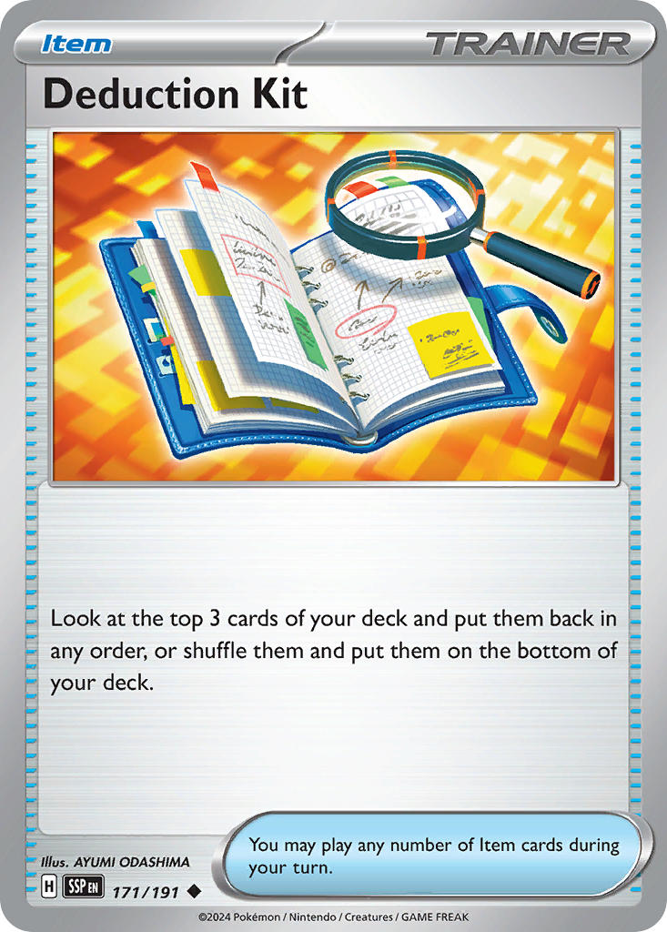 Deduction Kit 171/191 Common Surging Sparks Pokémon card
