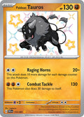 Paldean Tauros 172/091 Shiny Rare Paldean Fates Pokémon card