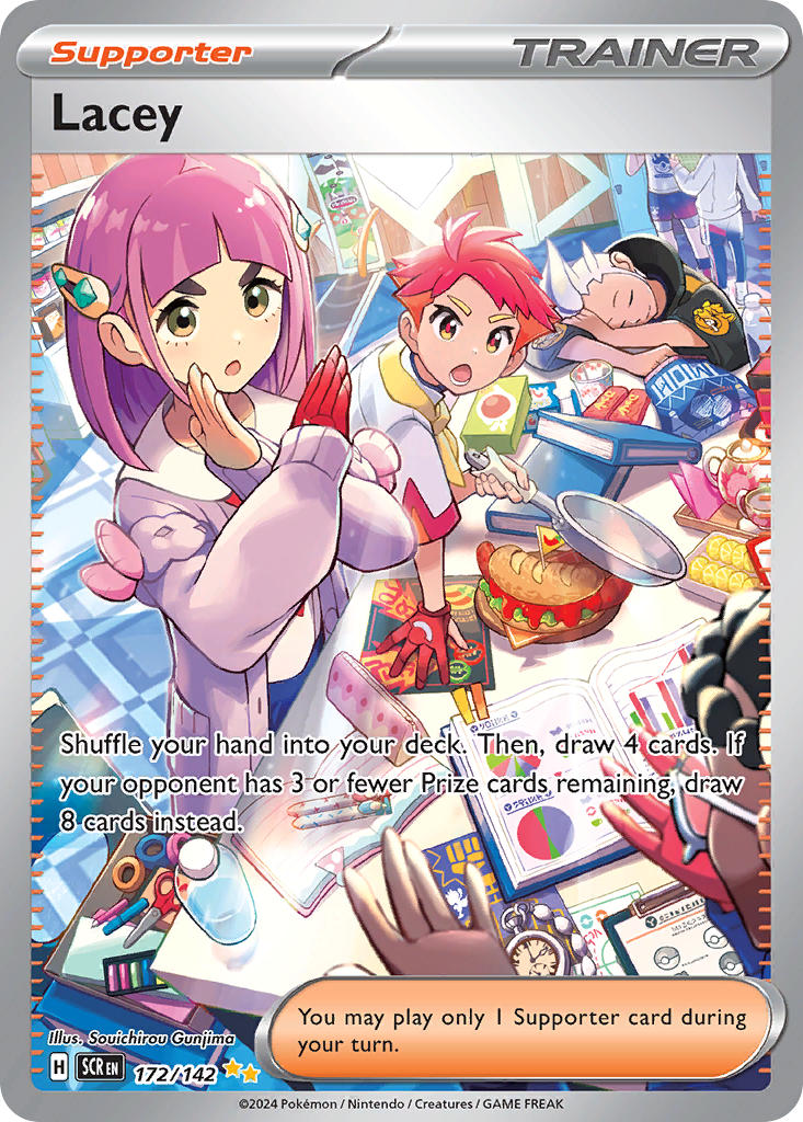 Lacey 172/142 Special Illustration Rare Stellar Crown Pokémon card