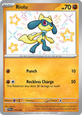 Riolu 173/091 Shiny Rare Paldean Fates Pokémon card