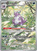 Nidoking 174/165 Illustration Rare 151 Pokémon card