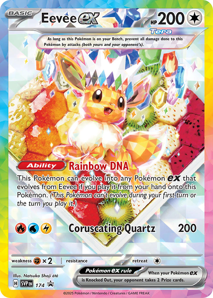 Eevee EX 174/SVP Promo Scarlet & Violet Promos Pokémon card