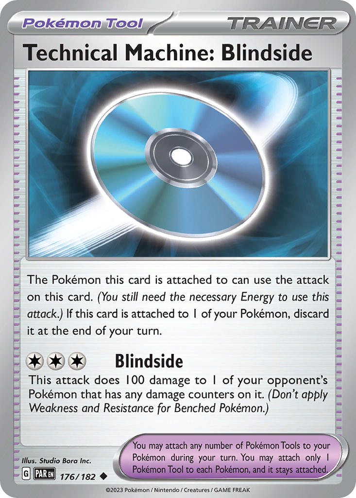 Technical Machine: Blindside 176/182 Uncommon Paradox Rift Pokémon card